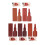 5-farbiger Matte-Lippenstift-Set, langanhaltend & natürlich 5