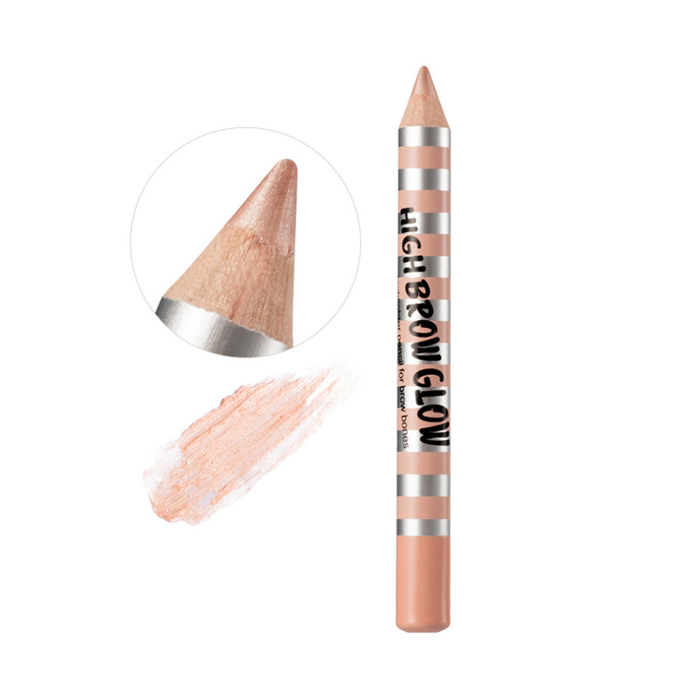 Highlighter Pencil Eyebrow Lie Silkworm Long Lasting #02