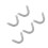 5 Pcs Ventil Platte U Form Metall Luft Kompressor 9