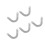 5 Pcs Ventil Platte U Form Metall Luft Kompressor 3