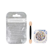 Glänzender Kristall-Eyeshadow-Pulver & Creme (#10)