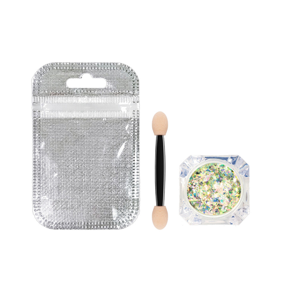 Cream Shine Eyeshadow Powder Colorful Crystal Highlight Eyeshadow (#8)