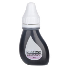 Natürliche Pflanzentattoofarbe halbpermanent LippenbrauenLiner Schwarz