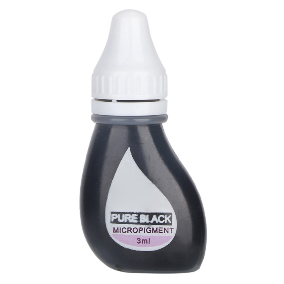 Black Natural Plant Tattoo Ink Semi-Permanent Lip Eyebrow Eyeliner