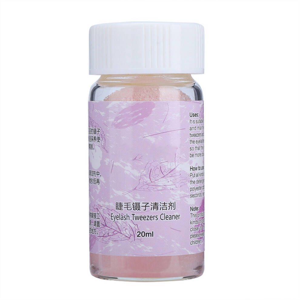 Professional Eyelash Tweezers Cleaner Glue Remover