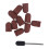 10pcs Nail Grinding Sanding Cap Polisher Tool (7*13) 2
