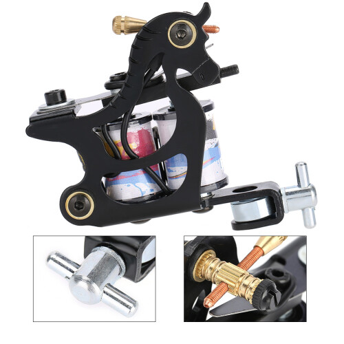 Professionele Tattoo Machine Koperen Spoelen Iron Shader 1