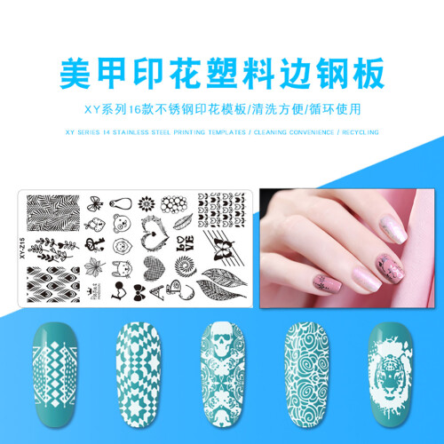 Targhetta Stamping Unghie Acciaio z15# 1