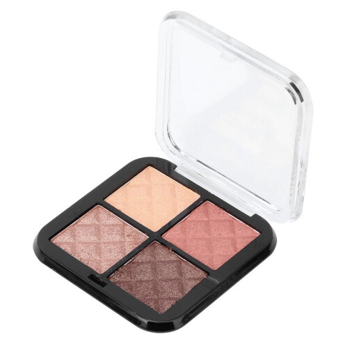 Glitzer 4-Farben Lidschatten Palette Matte Wasserdicht #01 1