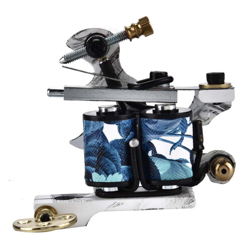 10-wrap Alloy Tattoo Machine Copper Coil Shader 2