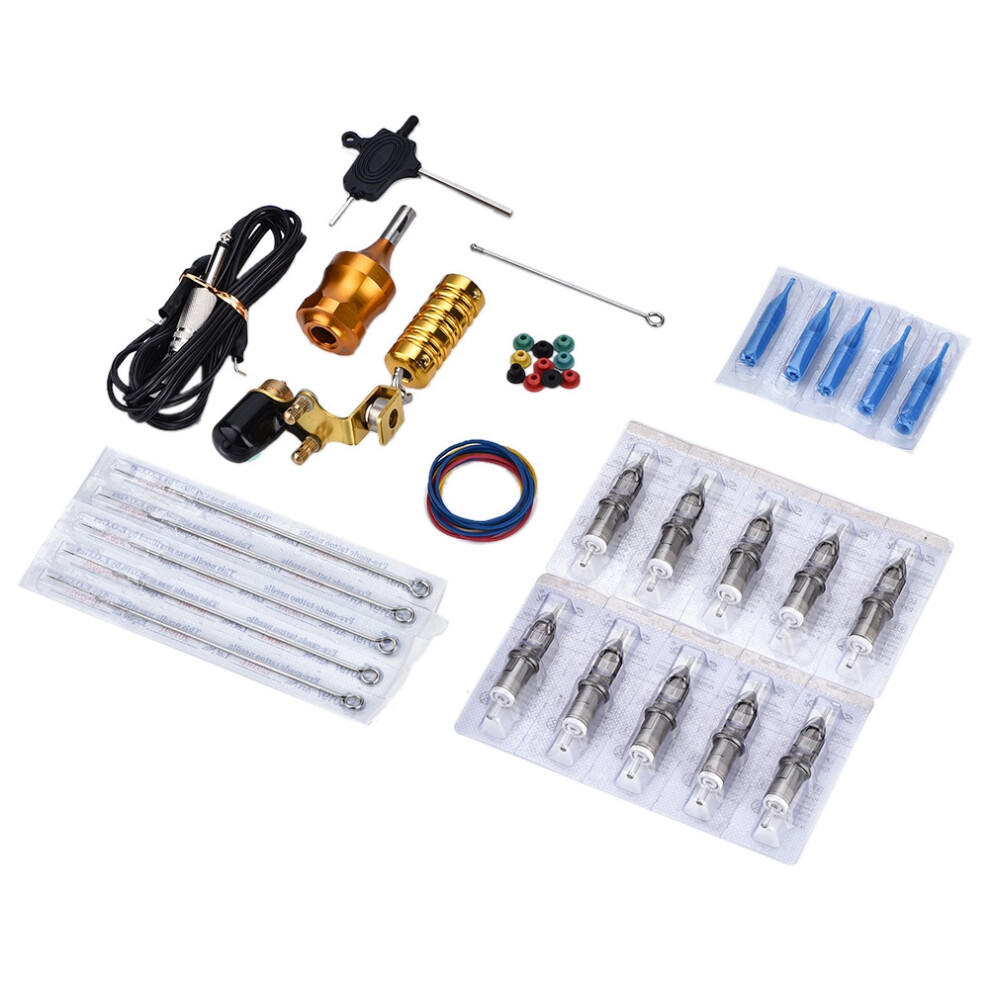Tattoo Kit Tattoo Machine Strong Motor Gun Handle Needles Set