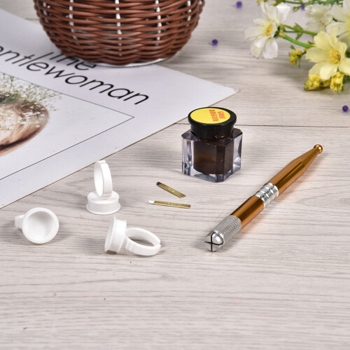 Semi-permanente Tätowierungs-Praxis-Set Microblading 2