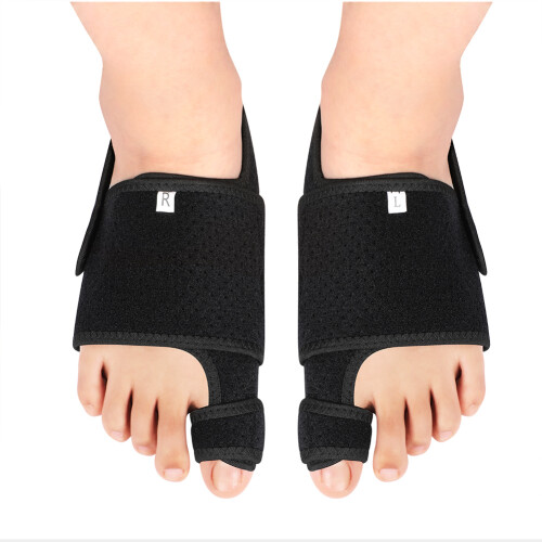 3D Hallux Valgus Corrector Zwart PU Silicone
