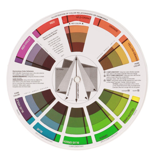 Tattoo-Farbrad Pigment-Mischguide Braue