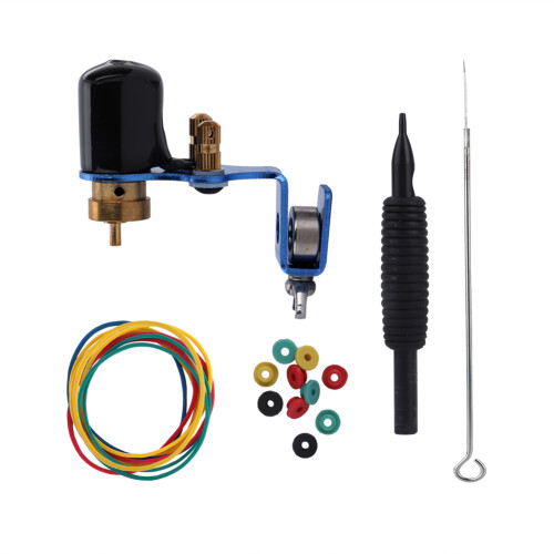 Tattoo Kit: Motor Gun, Handle & Needles for Makeup
