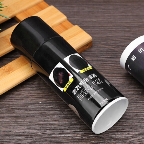 Haarwuchsfaser-Spray 130g gegen Haarausfall, schwarz 2