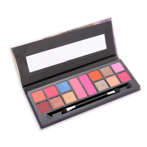 14-farbiges wasserfestes Glitzer-Eyeshadow-Blush 4204 (02)