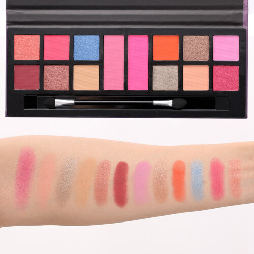 14-farbiges wasserfestes Glitzer-Eyeshadow-Blush 4204 (02) 1