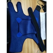 Navy blue fork design compression shoulder pad S Size