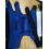 Navy blue fork design compression shoulder pad S Size 1