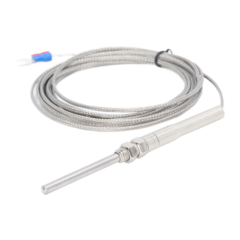 Berm K Type Thermocouple Sensor With 50Mm Shielded Probe 3M Lead Length 7891357159618