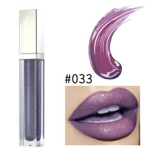 36 Colors Mist Matte Metallic Non Sticky Liquid Lipstick(Metal, 33)