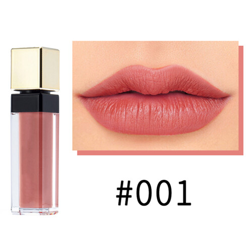 12 Farben Metallic-Glitter nicht klebender langanhaltender Lippenstift