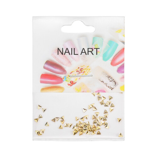 50 Stk/Beutel Nagelkunst Metallnieten Maniküre Patch(#15)