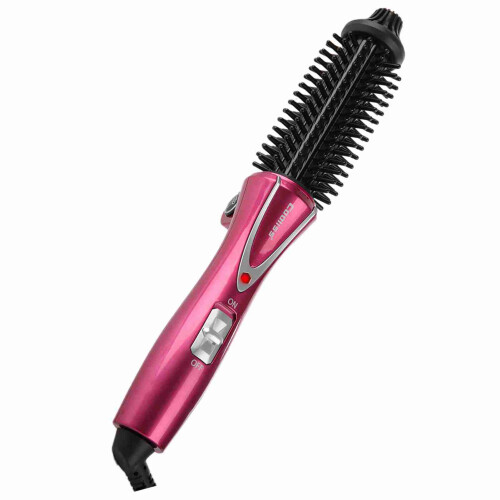 Electric Folding Hair Curler Comb Brush Portable 2