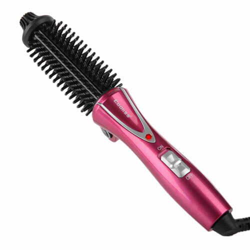 Electric Folding Hair Curler Comb Brush Portable 1