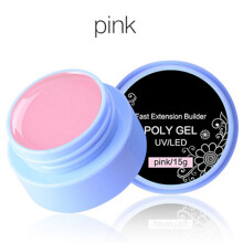 Poly Gel rosa 15g UV