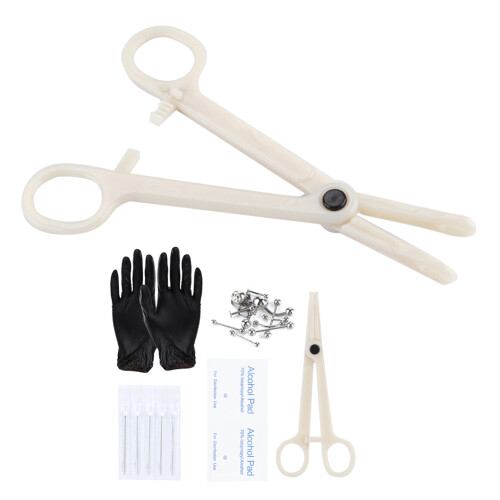 8-teiliges Professionelles Piercing-Set für Nase, Bauchnabel 2