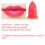 5-farbiger Herz-Lippenstift mit Glanz 2