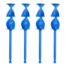 1PC Paint Stirring Rod Epoxy Mixing Stick Helixs Paint-Blue