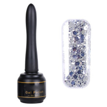 Gelnagellack UV-Kleberstift Transparenter Versiegelungslack #09