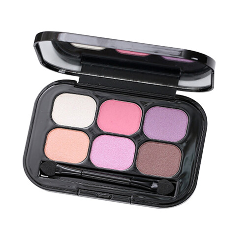6-farbige matte Glitzer-Palette 03 2