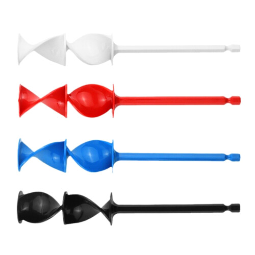 1PC Paint Stirring Rod Epoxy Mixing Stick Helixs Paint-Blue 1