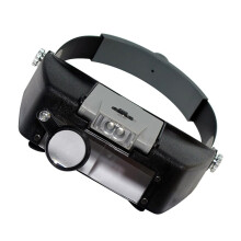Loupes Reading Magnifier Helmet Mount LED Illuminated Jewelers Loupe For Precise Detail Work