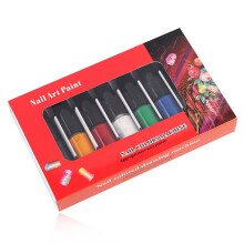 7-teiliges Set Professioneller Nagel-Gel-Pinsel & Lack