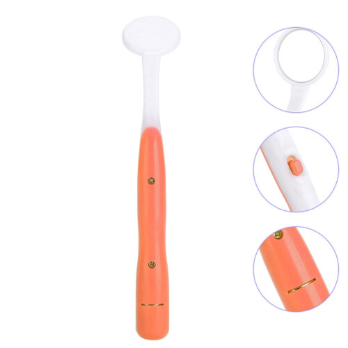 LED Mondspiegel Tandarts Oranje 2