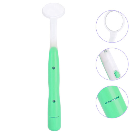 LED Mondspiegel Tandarts Groen 2