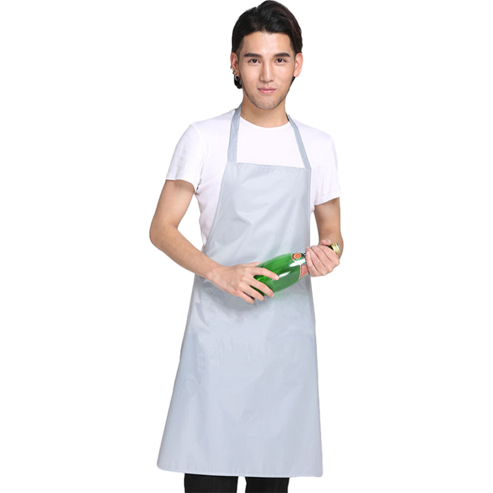 (grey) Adjustable Kitchen Apron Tailor Fit To Liking For Maximum Comfort-image-OPC-PMM86SJ-NEW
