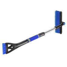 Extendable Car Snow Scraper Removal 34 Inch Telescoping-Blue