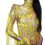 Breathable Belly Dance Outfit One Arm Design-Yellow L 1