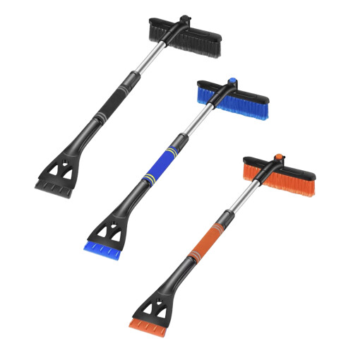 Extendable Car Snow Scraper Removal 34 Inch Telescoping-Blue 1