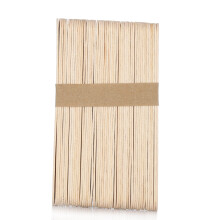 50pcs Wooden Wax Spatula Disposable Mask Cream Applicator