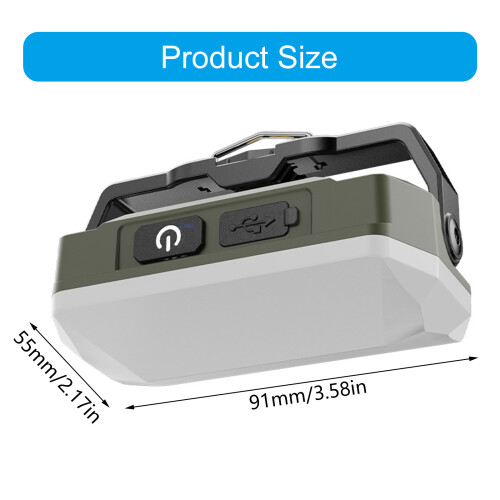 Waterproof Camping Light Adjustable 3 Light Source Magnetic Work 2