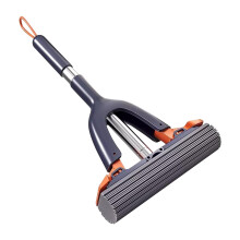 Mini Sponge Mop Self-Squeeze Short Mop Portable Highly Absorbent Floor Cleaning Tool for Tile Glass Window Travel