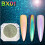 Glitzer-Schalenpulver Nagelkunst Chrom 01 2
