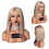 Bob-Schnitt Perücke Damen Kurz Gerade Blond Vollhaar 4